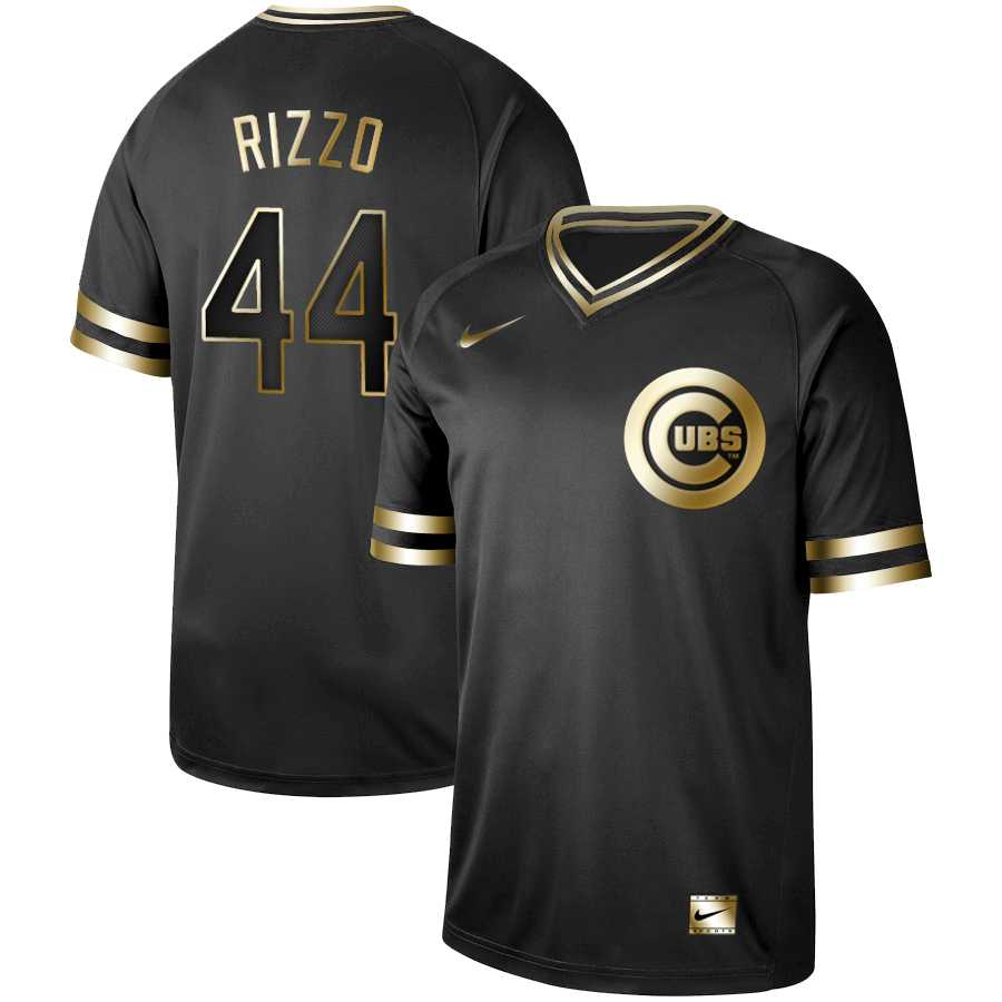 Cubs 44 Anthony Rizzo Black Gold Nike Cooperstown Collection Legend V Neck Jersey Dzhi,We sell and wholesale Cubs 44 Anthony Rizzo Black Gold Nike Cooperstown Collection Legend V Neck Jersey Dzhi on line form chian!